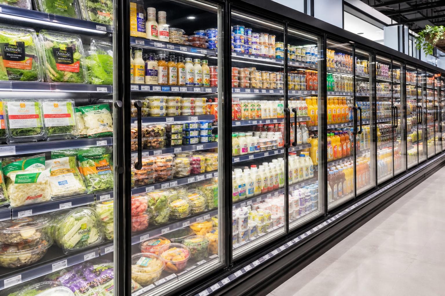 Vitrine frigorifice supermarket